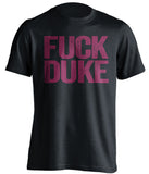 fuck duke noles fan black shirt uncensored