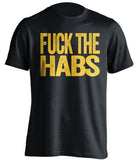 fuck the habs sabres fan black shirt uncensored