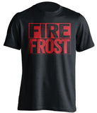 fire scott frost nebraska huskers black shirt