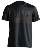 i hate lafayette black and brown tshirt