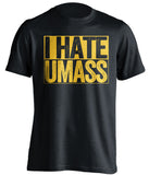 i hate umass merrimack college warriors black shirt