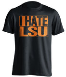 i hate lsu florida gators black tshirt