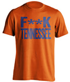 fuck tennessee vols florida gators orange tshirt censored