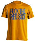 fuck the red sox mets fan shirt orange uncensored