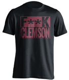 fuck clemson fsu seminoles black shirt censored