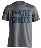 fuck the chiefs dallas cowboys censored fan grey tee