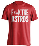 stl cardinals red fan shirt fuck the astros censored