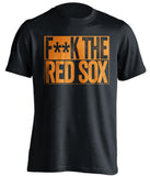 new york mets black shirt fuck the red sox censored