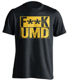 fuck umd duluth minnesota golden gophers black shirt censored