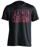 fuck clemson fsu seminoles black shirt uncensored