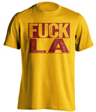 fuck la lakers cleveland cavaliers gold shirt uncensored