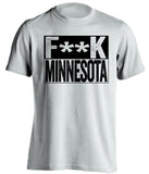 fuck minnesota gophers iowa hawkeyes white shirt censored