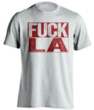 fuck la lakers cleveland cavaliers white shirt uncensored