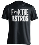 yankees fan shirt black fuck the astros censored