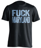 fuck maryland jhu john hopkins jays black tshirt uncensored