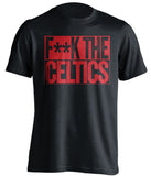 fuck the celtics chicago bulls black shirt censored