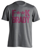 fuck brady washington redskins grey shirt censored