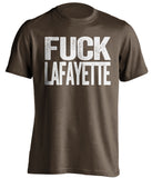 fuck lafayette lehigh fan brown shirt uncensored