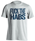 fuck the habs sabres fan white shirt uncensored