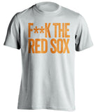 fuck the red sox mets fan shirt white censored