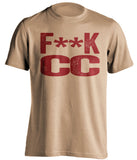 fuck cc du pioneers gold pan gold tshirt censored